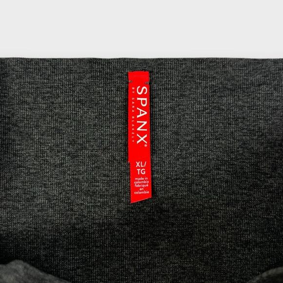 Spanx Look At Me Now Seamless Leggings Charcoal Gray XL - Picture 2 of 6